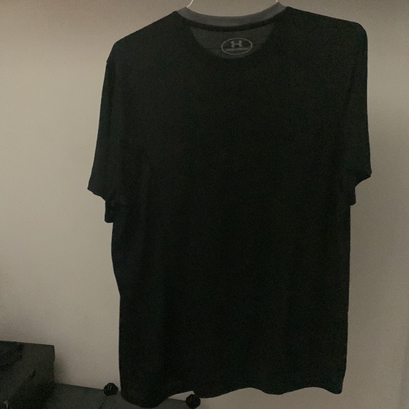 Brown University Men’s Size XL Under Armour Threadborne Heatgear Shirt Black - Picture 4 of 5